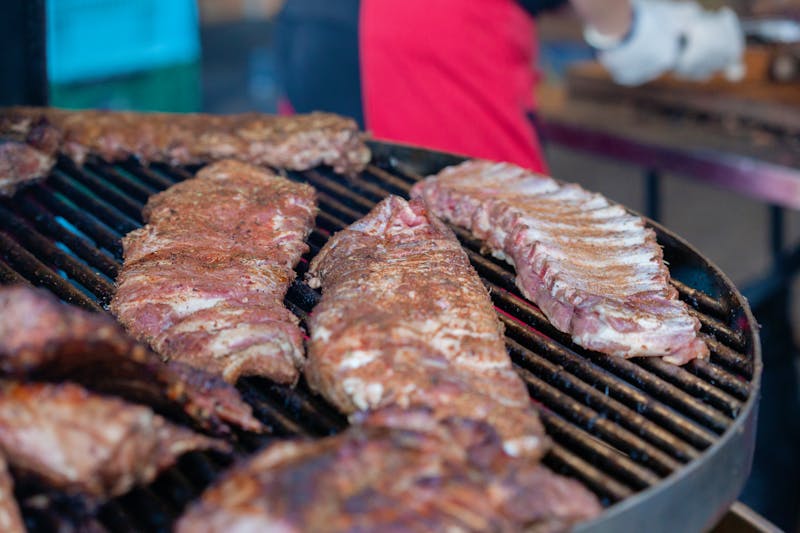 Smokehouse sampler platter at 4rivers